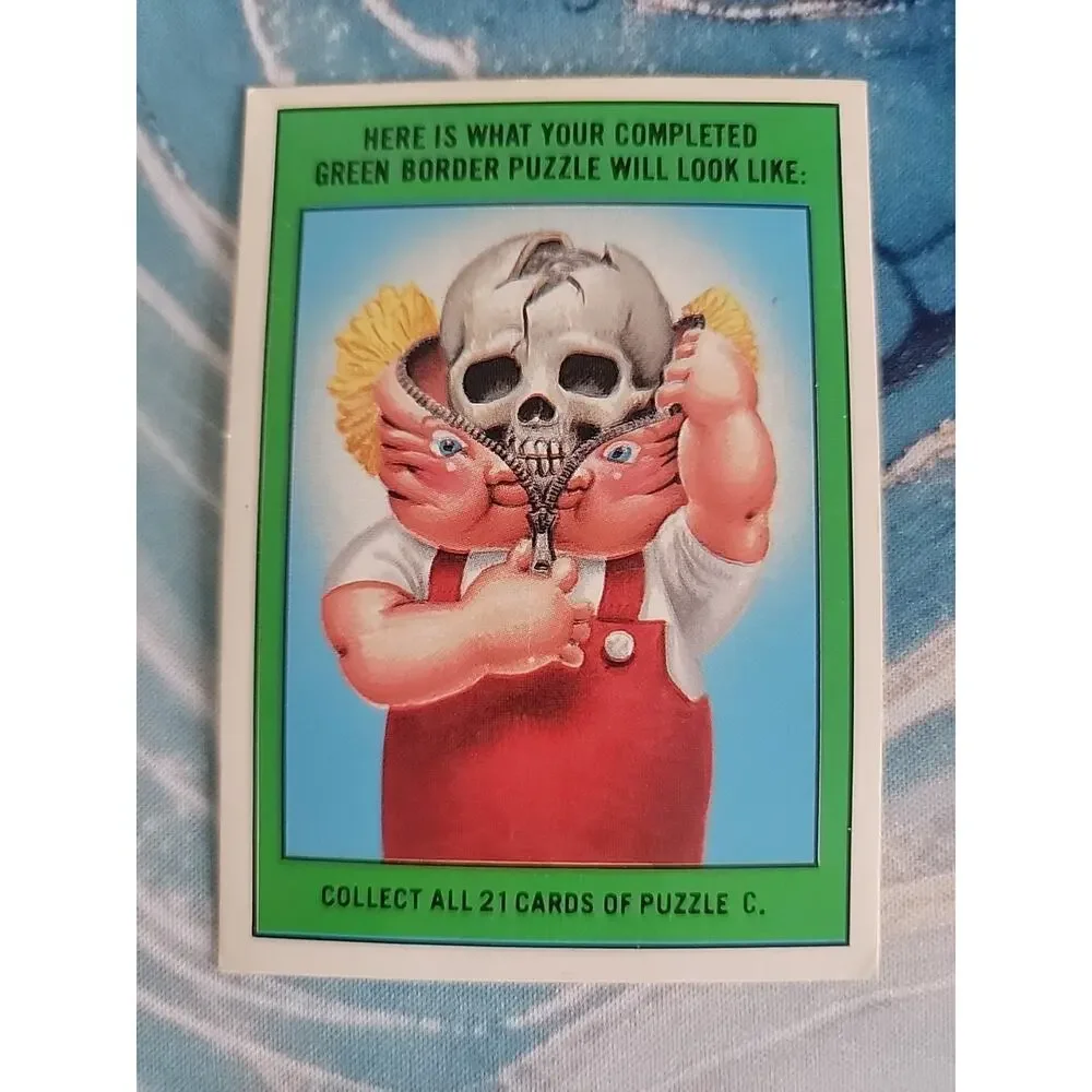 1986 Topps Garbage Pail Kids GPK Warrin' Warren #156a Series 4 OS4